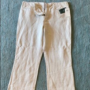 Natural Cropped Pants